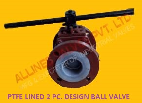 PTFE LINED Y-GLOBE VALVE